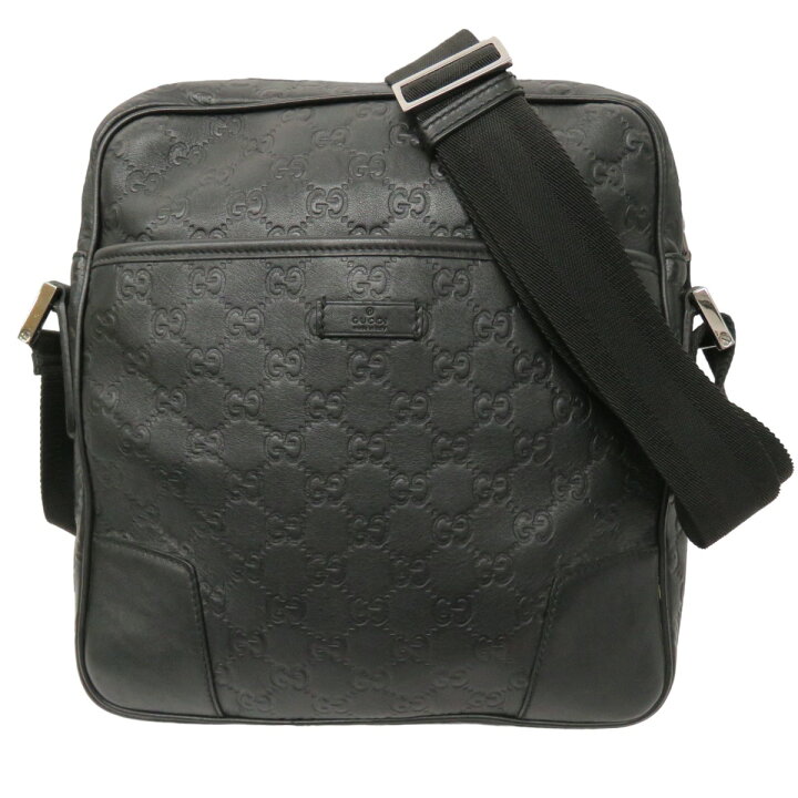 楽天市場】【中古】GUCCI グッチシマ レザーショルダーバッグ 162915 