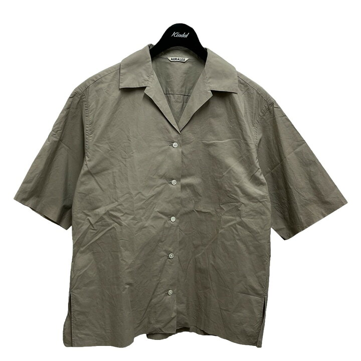 楽天市場】【中古】AURALEEオープンカラーシャツ ベージュ サイズ：1 