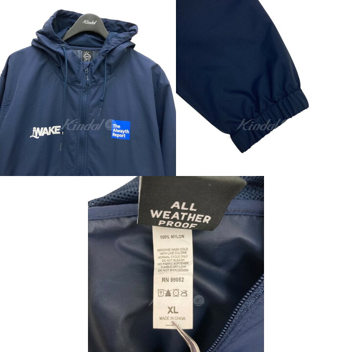 楽天市場】【中古】alwayth wakeアノラックパーカー ネイビー サイズ 