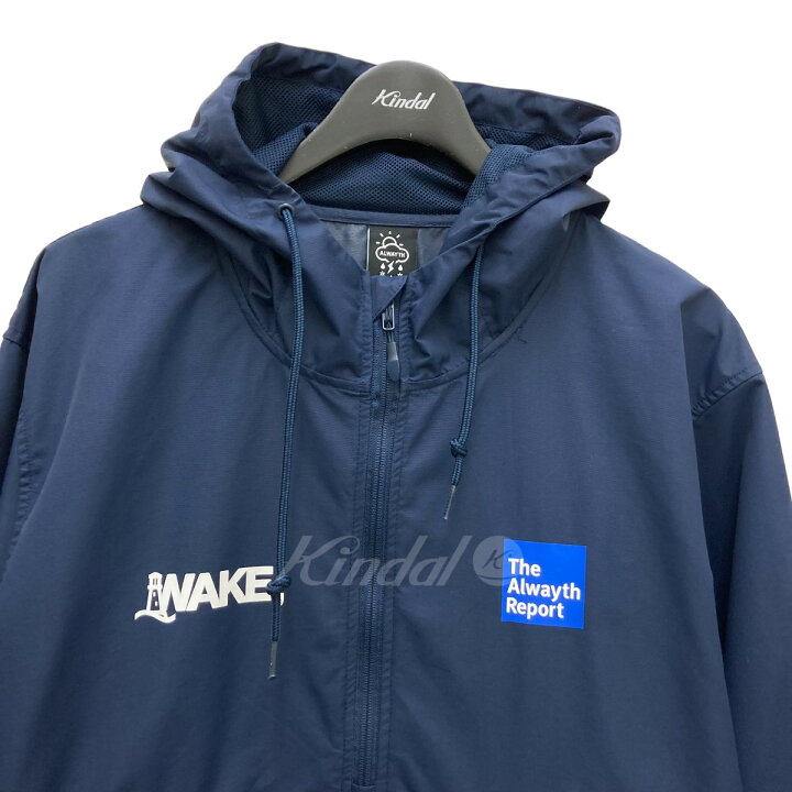 楽天市場】【中古】alwayth wakeアノラックパーカー ネイビー サイズ 