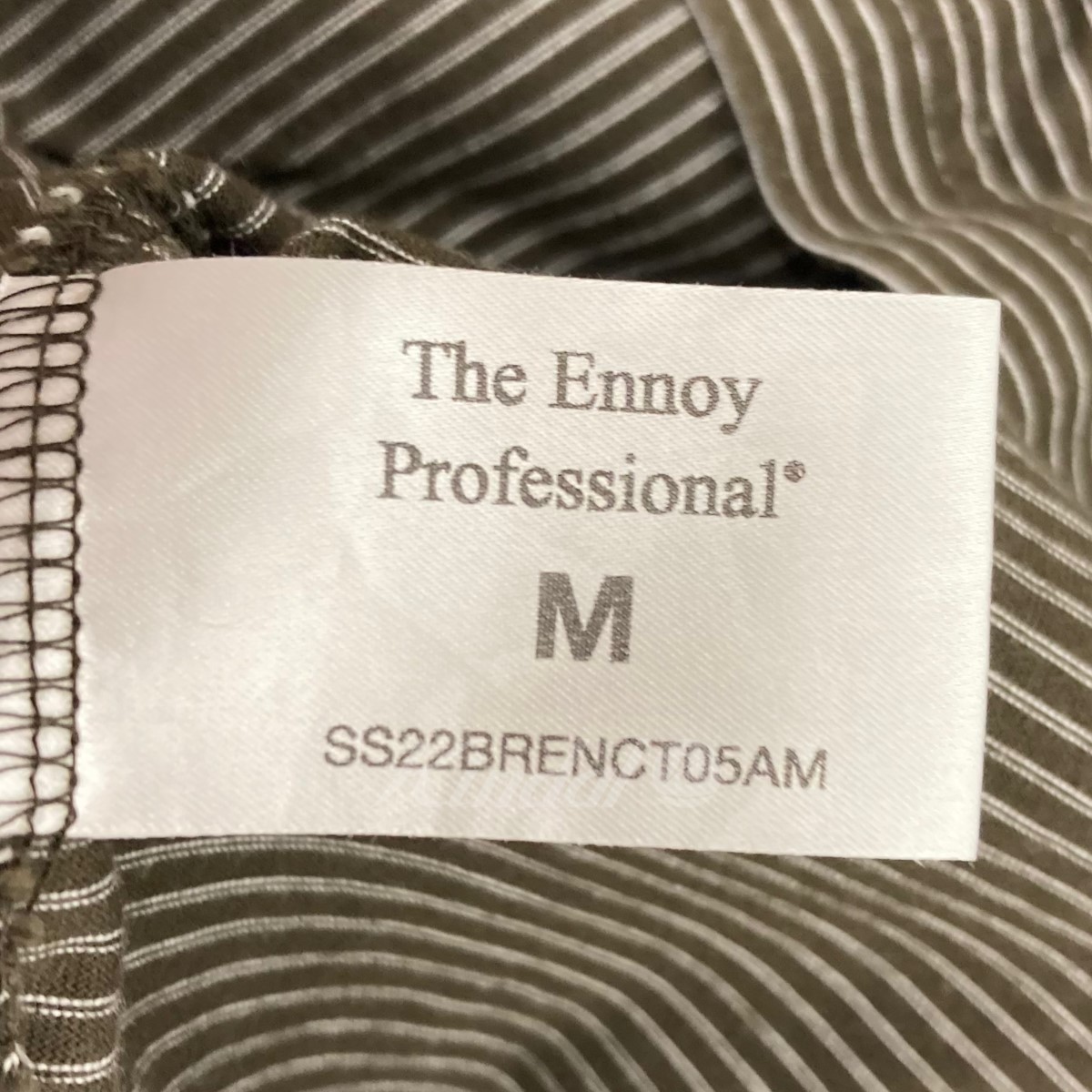 楽天市場】【中古】The Ennoy Professional ボーダーTシャツ ブラウン