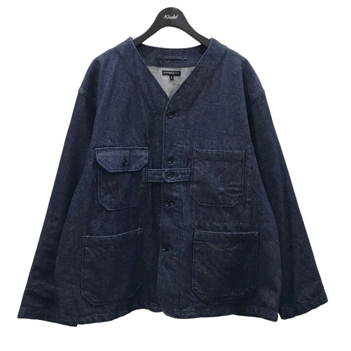 楽天市場】【中古】Engineered Garments ノーカラーデニムジャケット 