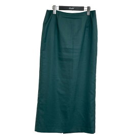 【中古】IENA2020SS ライトツイルタイトスカート グリーン サイズ：38【価格見直し】