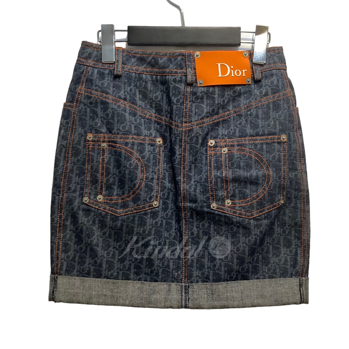 楽天市場】【中古】Christian Dior オブリーク デニムスカート