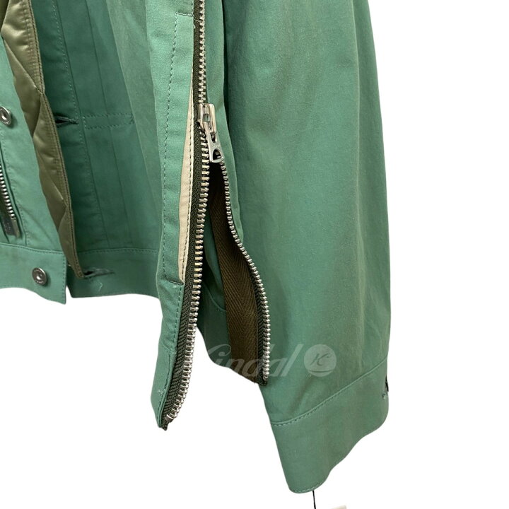 楽天市場】【中古】sacai 21SS Oxford Blouson Cotton Nylon MA-1 