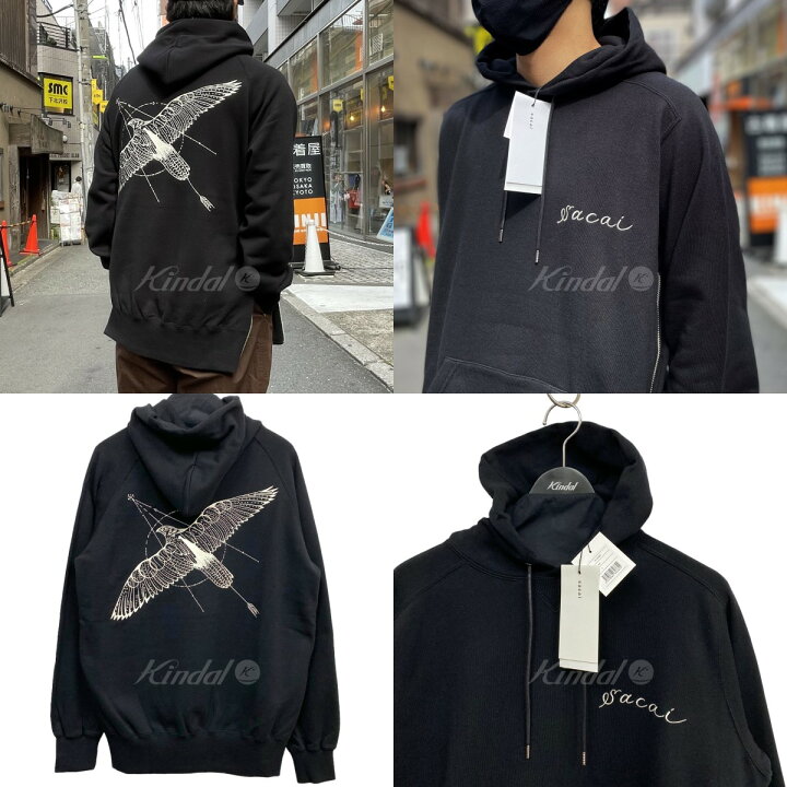 楽天市場】【中古】Sacai×Dr．Woo 19SS Side Zip HoodieサイドZIP  