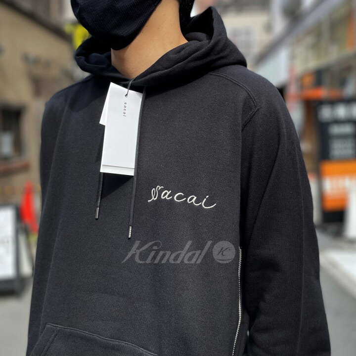 楽天市場】【中古】Sacai×Dr．Woo 19SS Side Zip HoodieサイドZIP  