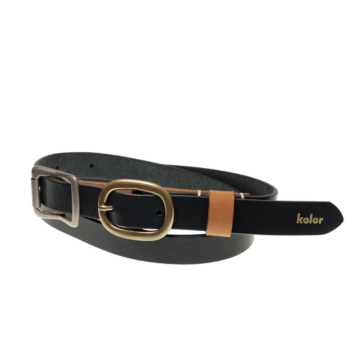 楽天市場】【中古】kolor ダブルバックルベルト DOUBLE BUCKLE BELT 