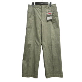 【中古】Kiko Kostadinov23SS ORMA REVERSIBLE TROUSER グレー×グリーン サイズ：46【価格見直し】