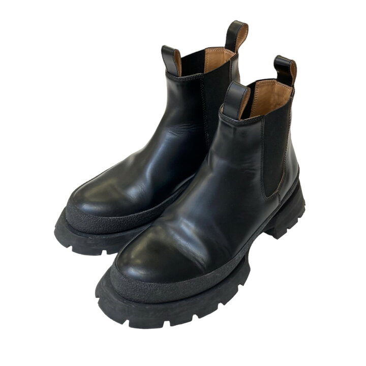楽天市場】【中古】JIL SANDER サイドゴアブーツ ブラック サイズ：40 