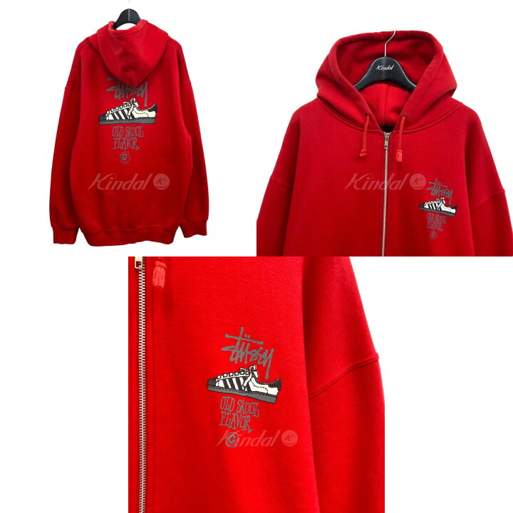 楽天市場】【中古】Stussy 90s OLD STYUSSY ジップパーカー レッド 