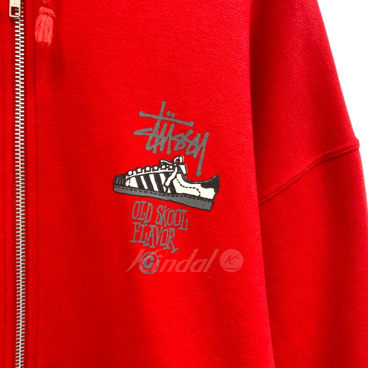 楽天市場】【中古】Stussy 90s OLD STYUSSY ジップパーカー レッド 