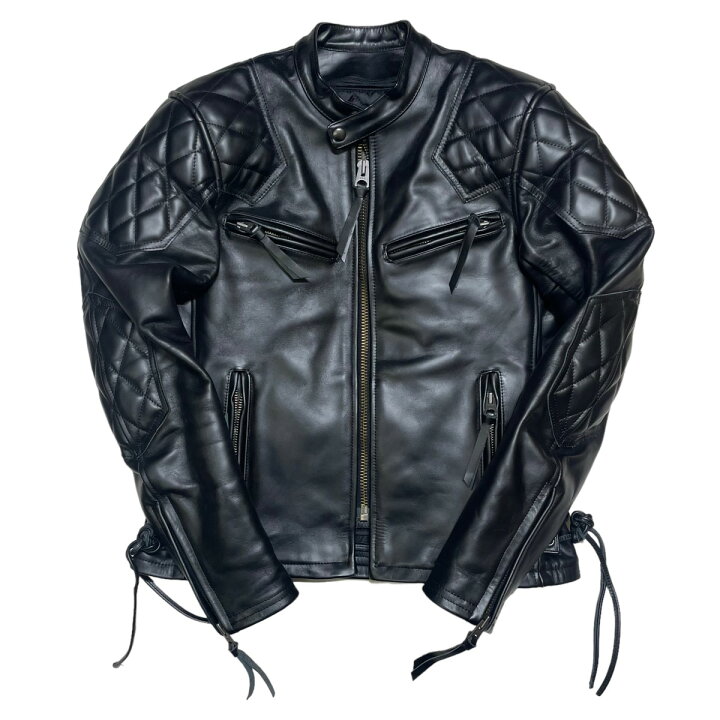 楽天市場】【中古】KADOYAレザージャケット ライナー付き ブラック 
