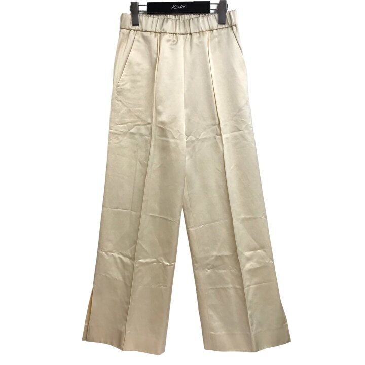 楽天市場】【中古】JIL SANDER2023SS サテンスリットイージーパンツ 