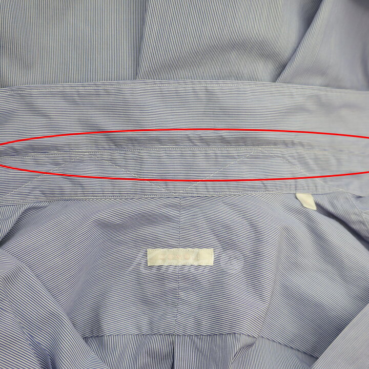 楽天市場】【中古】COMOLI 21AW ストライプ柄 ポプリンシャツ U03  
