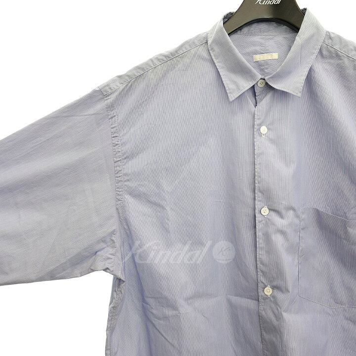 楽天市場】【中古】COMOLI 21AW ストライプ柄 ポプリンシャツ U03  