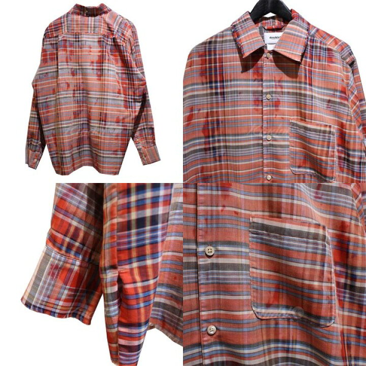 楽天市場】【中古】doublet 22SS BLEACHED GAUZE SHIRT ブリーチガーゼ  