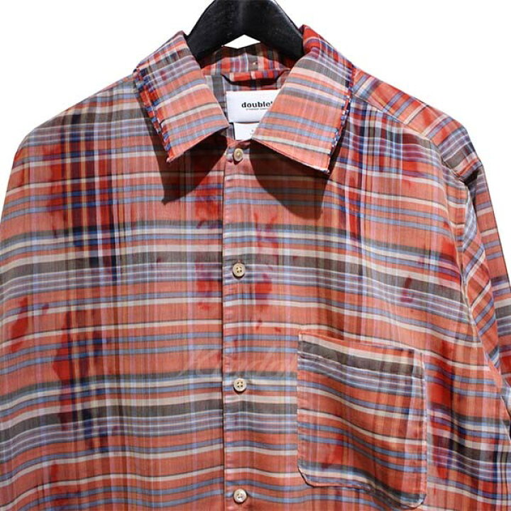 楽天市場】【中古】doublet 22SS BLEACHED GAUZE SHIRT ブリーチガーゼ  