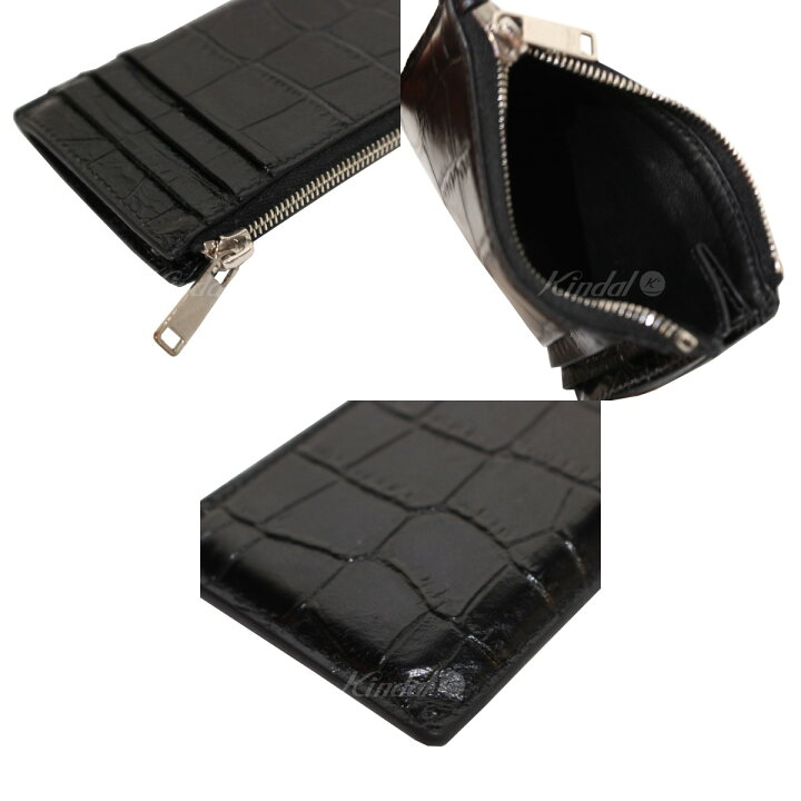 楽天市場】【中古】CELINEジップ付きカードホルダー ／ クロコダイル型  