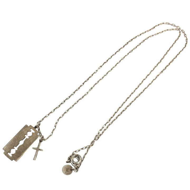 楽天市場】【中古】UNDERCOVER 22SS カミソリ＆クロスシルバー  
