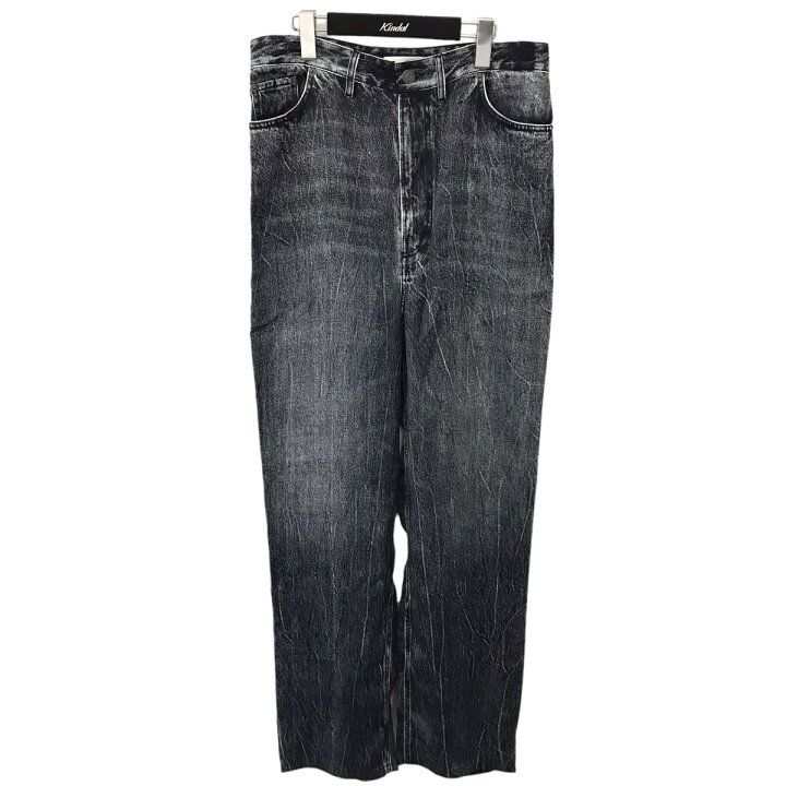 楽天市場】【中古】BALENCIAGA2020SS デニムプリントトロンプルイユ 