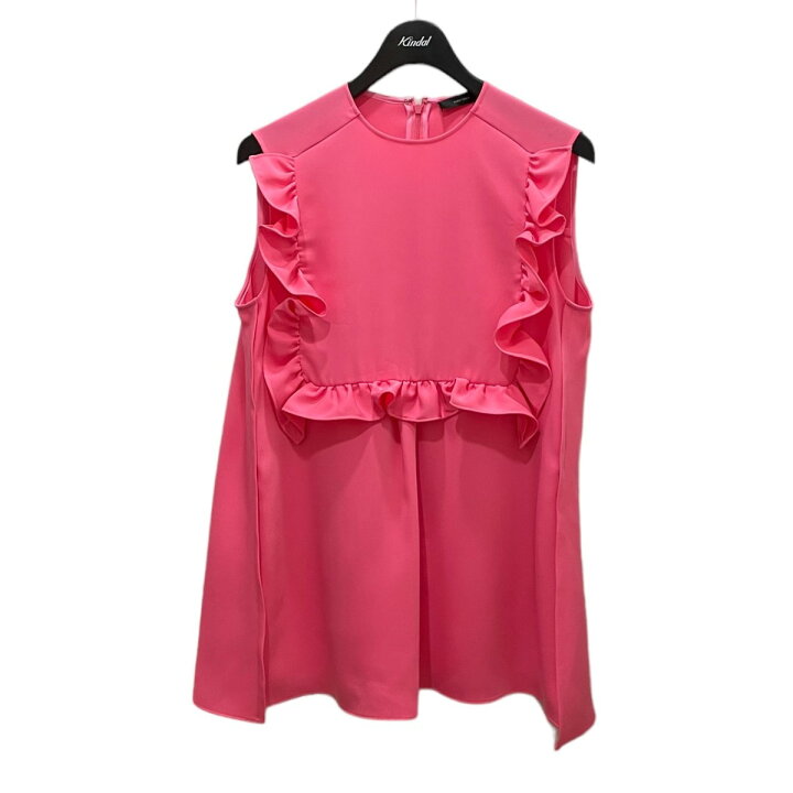 楽天市場】【中古】YOKO CHAN ノースリーブフリルトリムブラウス  