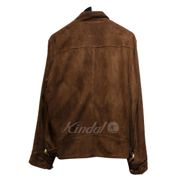 楽天市場】【中古】COMOLI21AW スウェードライダースジャケット レザー 