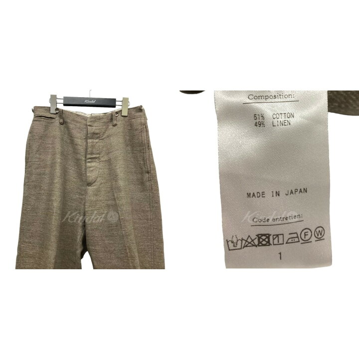 楽天市場】【中古】A．PRESSE「Dead Stock Linen Trousers」 23SAP-04 