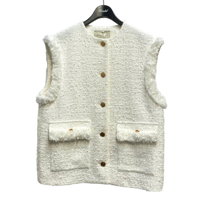 楽天市場】【中古】UNITED ARROWS 23SS ファンシーツイード ノーカラー 