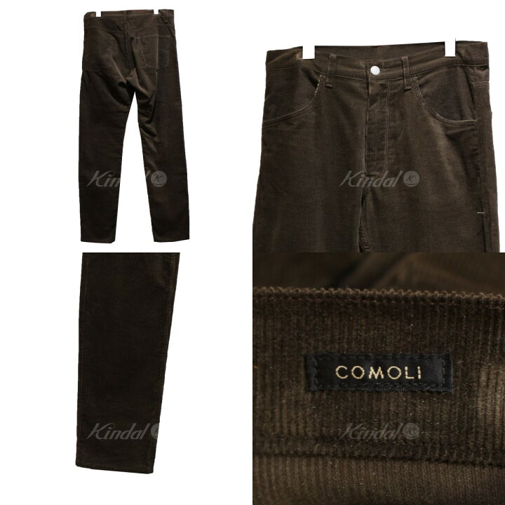 楽天市場】【中古】COMOLI21AW コーデュロイ 5Pパンツ ブラウン サイズ 