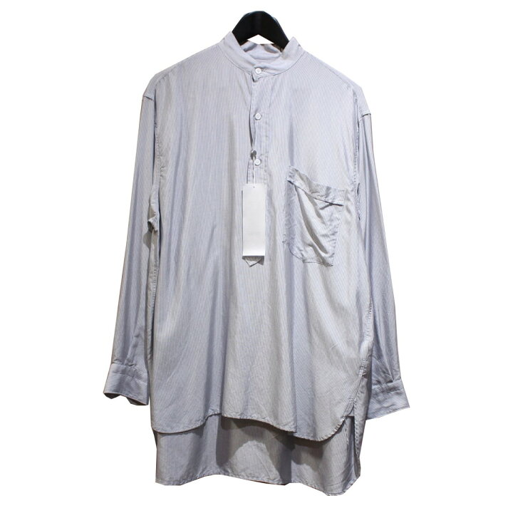 楽天市場】【中古】COMOLI 22AW シルクストライプ プルオーバーシャツ 