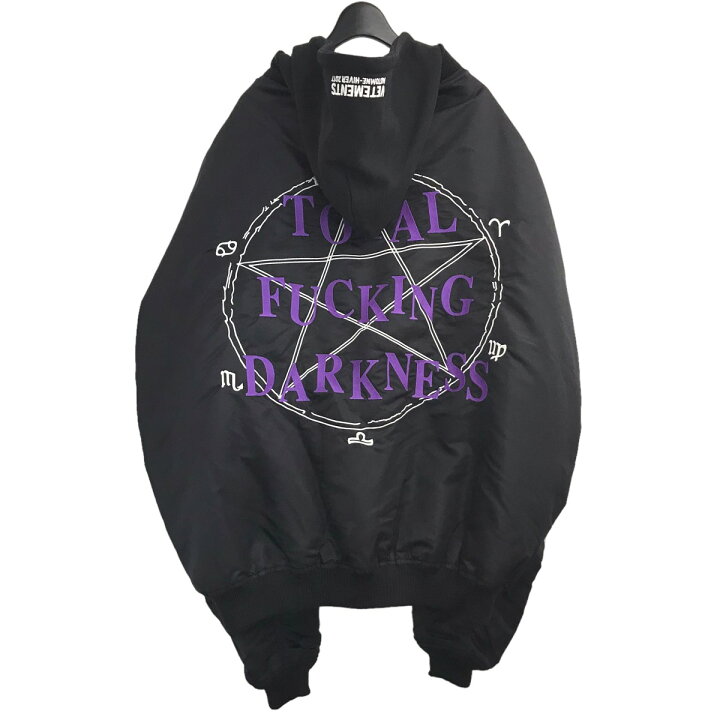 楽天市場】【中古】VETEMENTS「Total Fucking Darkness Bomber Jacket  