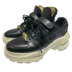 【中古】Maison Margiela 22Retro Fit スニーカー ブラック サイズ：41【価格見直し】