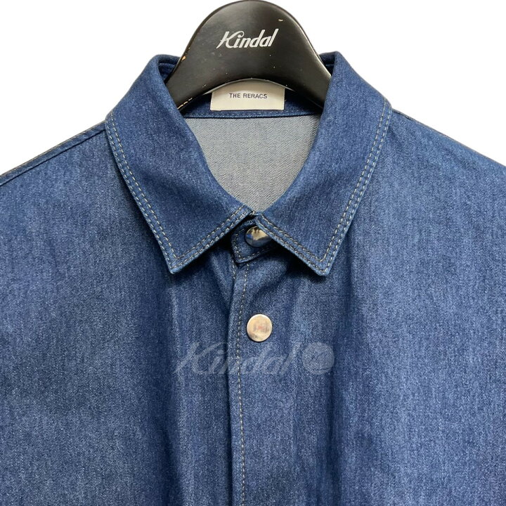 楽天市場】【中古】THE RERACS 2022SS DENIM SHIRTS インディゴ サイズ 