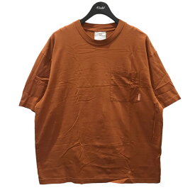 【中古】ACNE STUDIOSポケットTシャツ EXTORR POCKET PINK LABEL T-SHIRTS オレンジ サイズ：L【価格見直し】