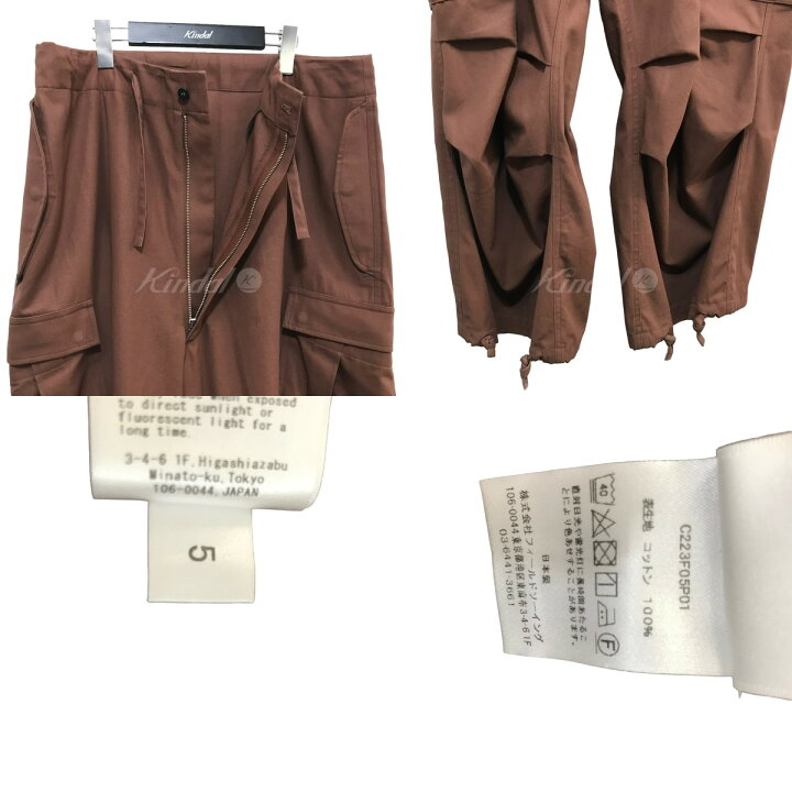 楽天市場】【中古】Caleコットンギャバジンカーゴパンツ ブラウン 