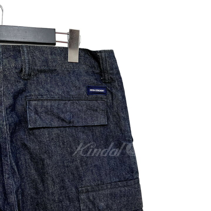 楽天市場】【中古】DESCENDANT デニムカーゴパンツ インディゴ サイズ 