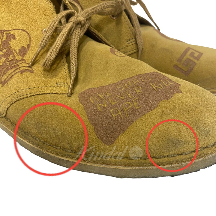 楽天市場】【中古】A BATHING APE×Clarks「Desert Boot」デザート  
