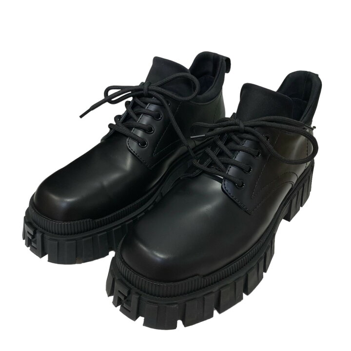 楽天市場】【中古】FENDI 「FORCE」厚底レザーレースアップシューズ 