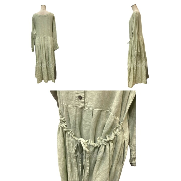 楽天市場】【中古】nest Robe20SS「リネン重ねギャザーワンピース  