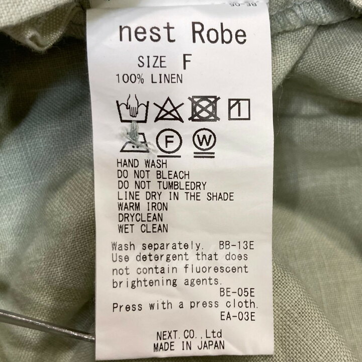 楽天市場】【中古】nest Robe20SS「リネン重ねギャザーワンピース  