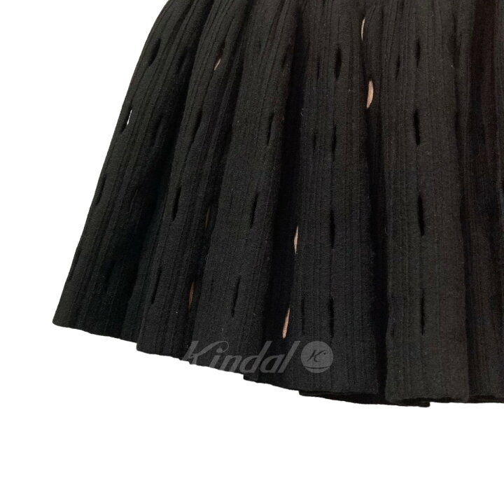 楽天市場】【中古】ALAIA ニットスカート ブラック サイズ：40 