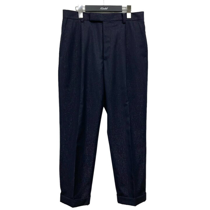 楽天市場】【中古】WACKO MARIA×DORMEUIL ラメストライプスラックス  