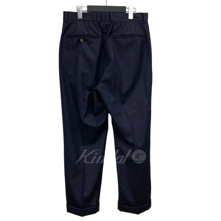 楽天市場】【中古】WACKO MARIA×DORMEUIL ラメストライプスラックス 