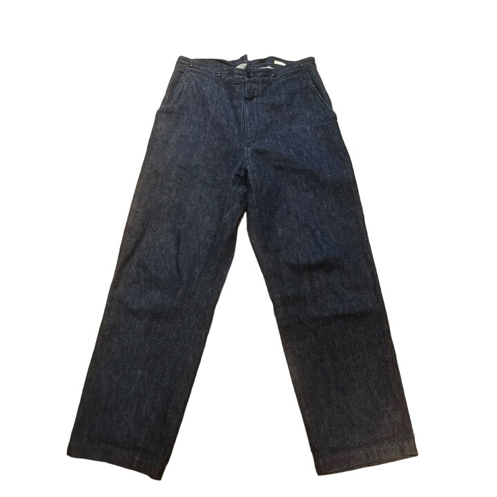 楽天市場】【中古】COMOLIデニムオーバーパンツ21SS ネイビー サイズ 