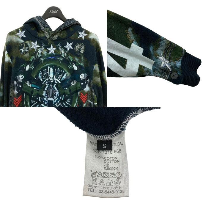 楽天市場】【中古】GIVENCHY 戦闘機パーカー 13S7318668 ブラック 