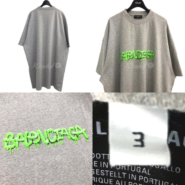 楽天市場】【中古】BALENCIAGA2022SS オーバーサイズスライムロゴT 