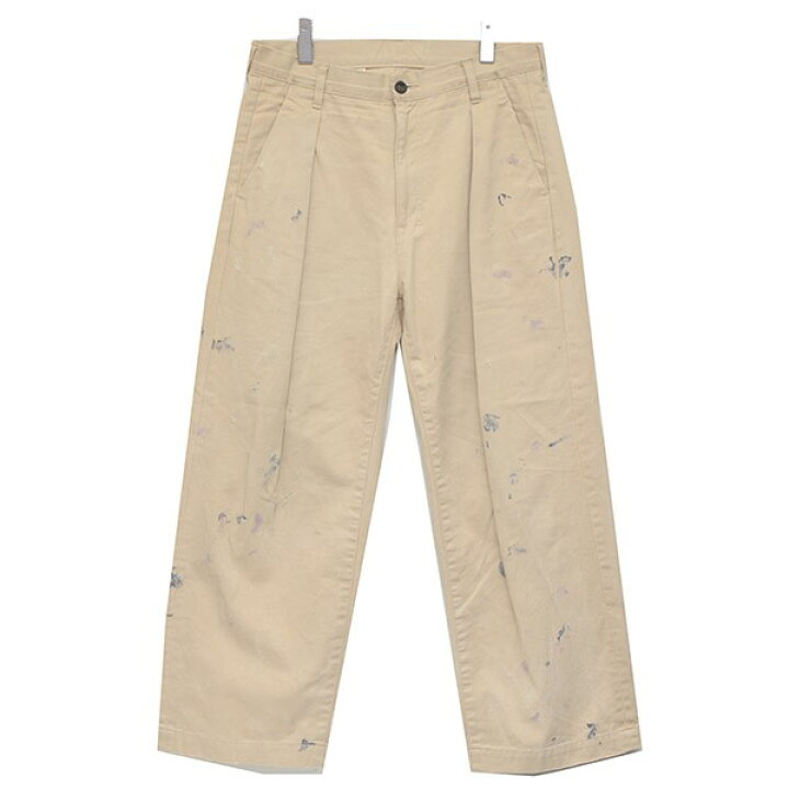 楽天市場】【中古】ANCELLM 2023SS PAINT CHINO TROUSERS ペンキ加工 