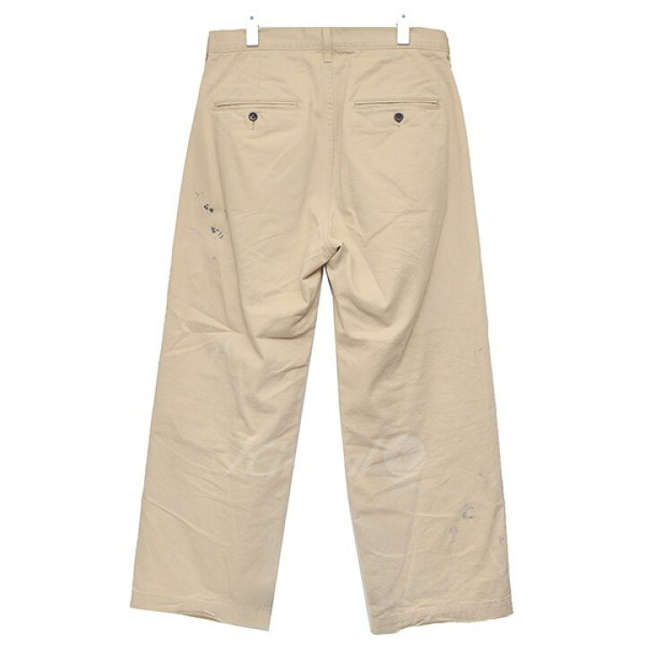 楽天市場】【中古】ANCELLM 2023SS PAINT CHINO TROUSERS ペンキ加工 