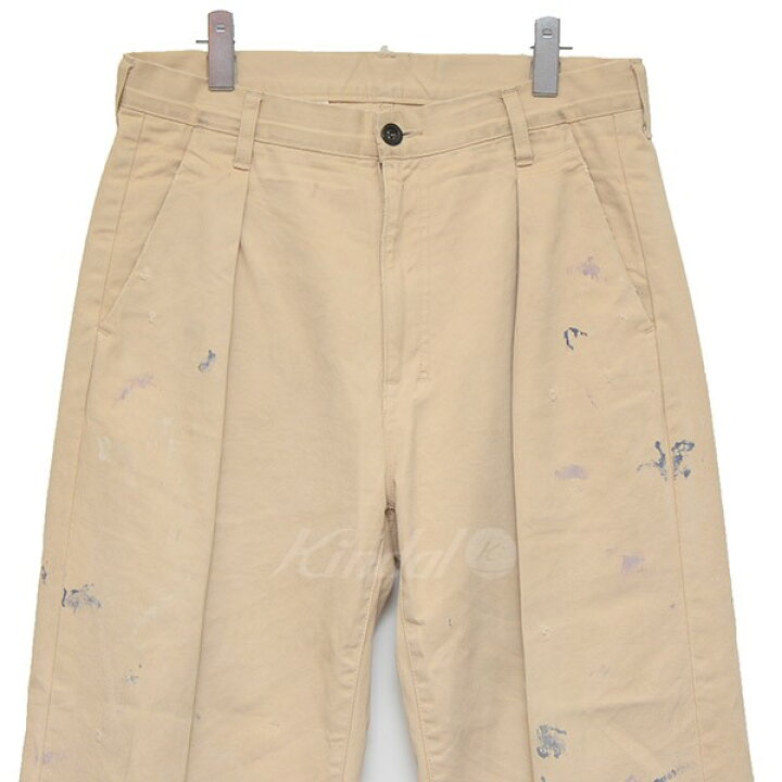 楽天市場】【中古】ANCELLM 2023SS PAINT CHINO TROUSERS ペンキ加工 